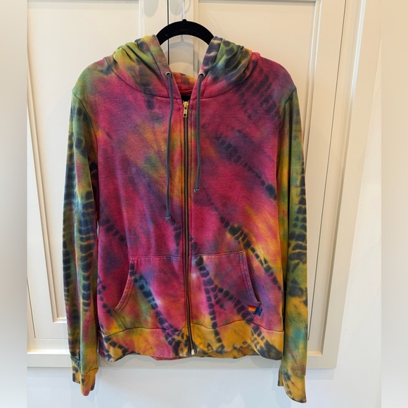 Aviator Nation Tops - Unisex Aviator Nation Tie Dye Hoodie